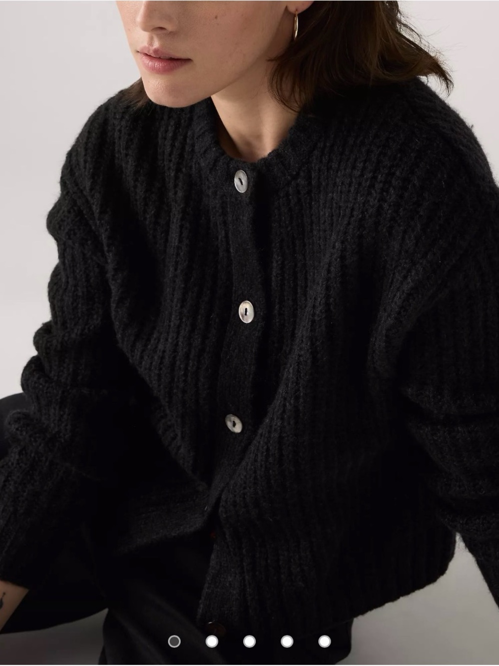 Levi's Luna Black Cardigan NWOT